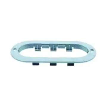 OVAL MOUNTING BRACKET CHROME