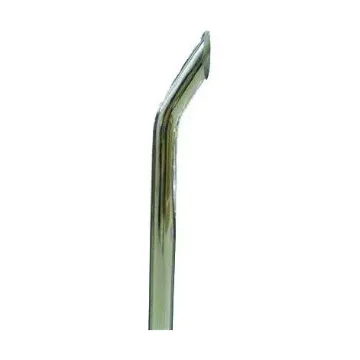 CHROME STACK, BULL HORN STYLE, 5" DIA 48" LENGTH 5" I.D. INTEL