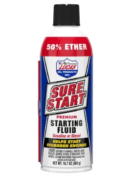 Sure Start Starting Fluid 50% Ether/12x1/10.7 Ounce