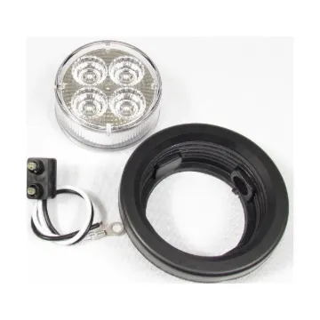 AMBER CLEAR, 2.5" MARKER LIGHT 4 LED KIT