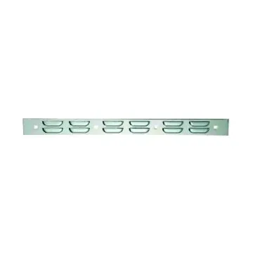 CHROME TOP PLATE(LOUVER) WITH BOLT THRU STUDS 2" X 24"