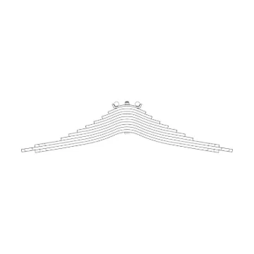 62-890, 78-665 TRUCK SPRING 13 LEAVES