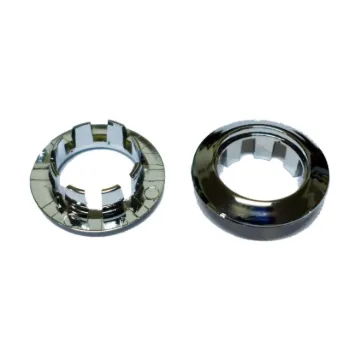 0.75â€ round chromed flange, ABS, chrome-plated.