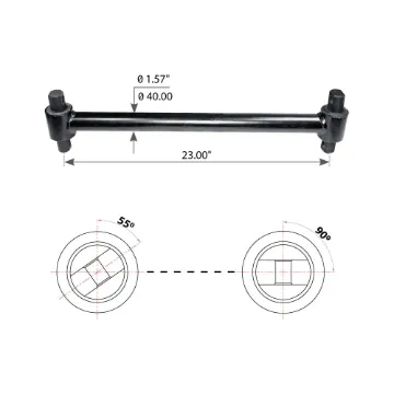 FRE681-326-63-16 TORQUE ARM WITH BUSHING TMR515