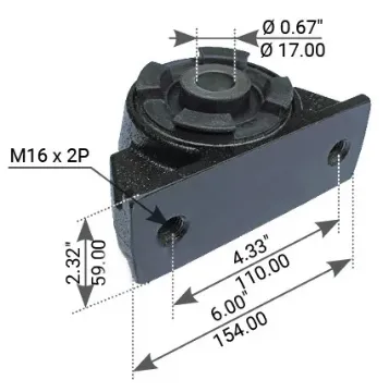 CABIN MOUNT ASSEMBLY 20975428, 30QS4557AM, 20975430, 30QS4525AM, M17531