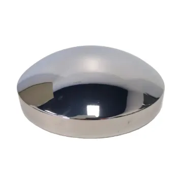 CHROME REAR HUB CAP 8-1/2"