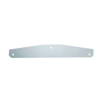 CHROME BOTTON PLATE WITH BOLT THRU STUDS 4" X 24"