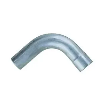 90 DEGREE ELBOWS ONE END O.D. ONE END I.D. 5" DIA 19.5" LENGTH 8" CENTER LINE RADIUS
