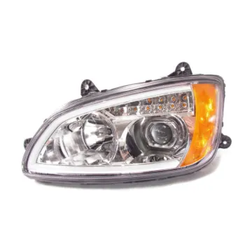 HEAD LAMP LH KW T660 CHROME HOUSING