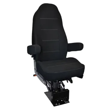 189801EA712 SEAT HERITAGE SILVER HB 20" BLACK VINYL