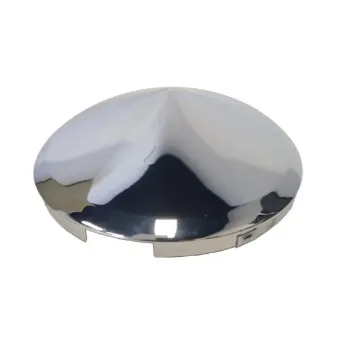 POINTED CHROME FRONT HUB CAP 4 NOTCH CUT OUT 8-23/32"