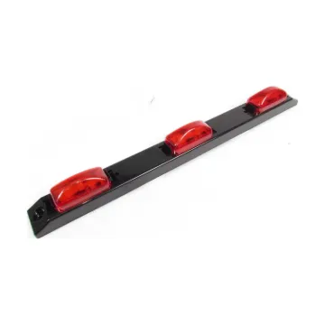 RED, 3 PCS 9 LED LIGHT BAR 17" LONG