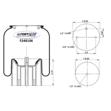 AIR SPRING 8864, 1R12-1097