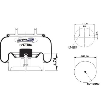 AIR SPRING 8774, 1R14-172