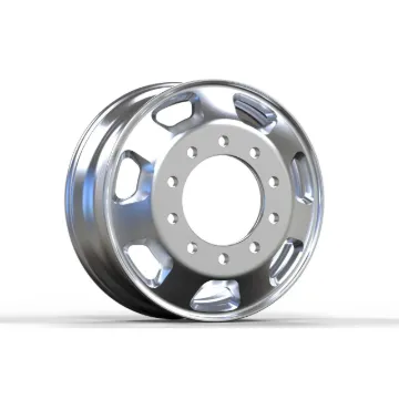 24.5”x 8.25” Hub-Pilot, 10 Bolts 7 Hand Holes, Aluminum, Polish Finish